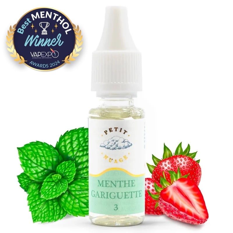 E liquide Menthe Gariguette Petit Nuage | Menthe Fraise gariguette