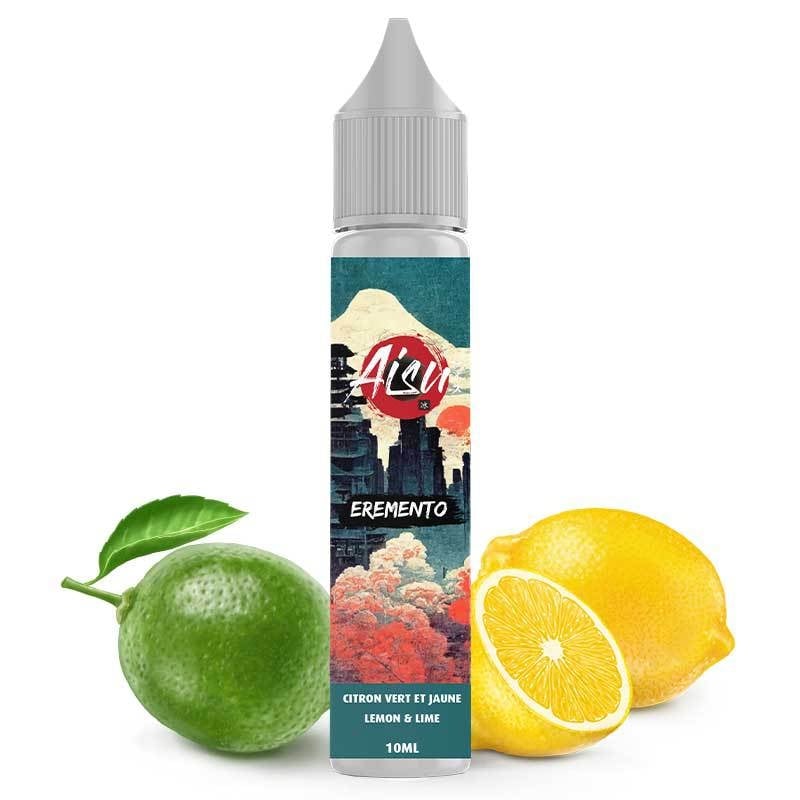 E-liquide Citron Vert et Jaune Sels de nicotine Aisu 10ml