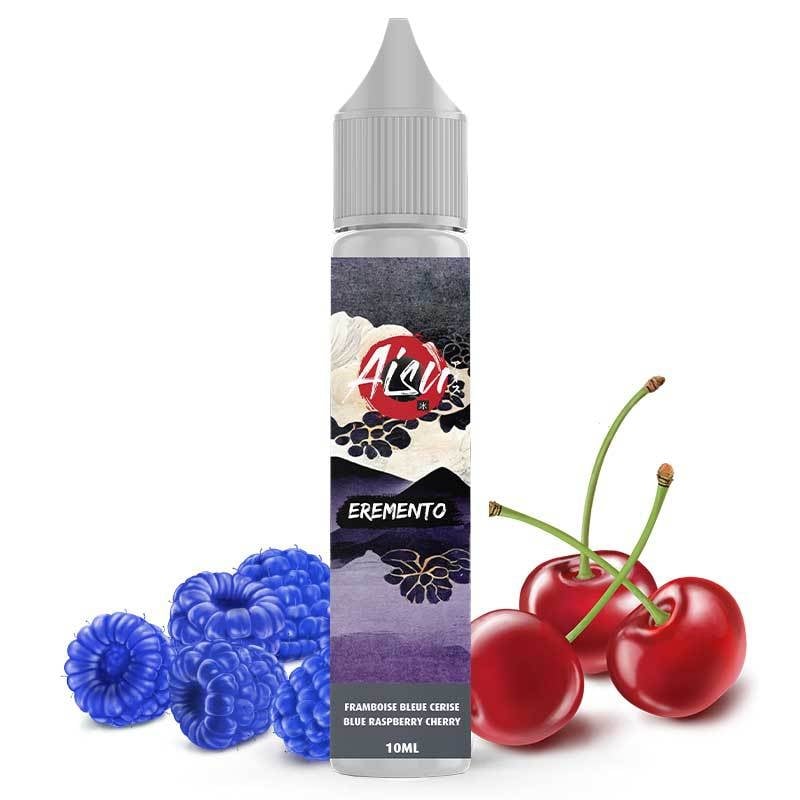 E-liquide Framboise bleue Cerise Sels de nicotine Aisu 10ml