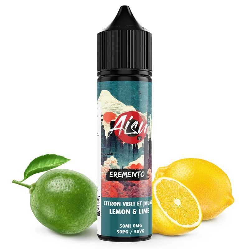 E-liquide Citron Vert et jaune Aisu 50ml