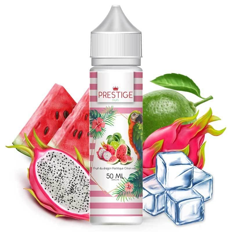 E-liquide Fruit du Dragon Pastèque Citron Vert Prestige Fruits 50ml