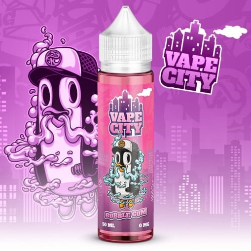 E liquide Bubble Gum Vape City 50ml