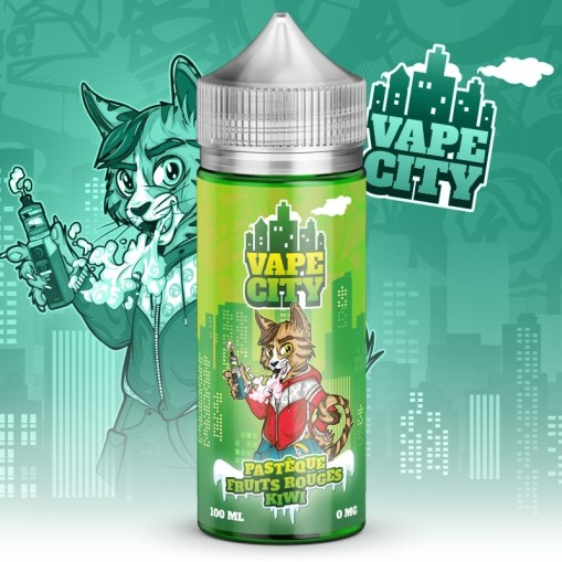 E liquide Pastèque Fruits Rouges Kiwi Vape City 50ml