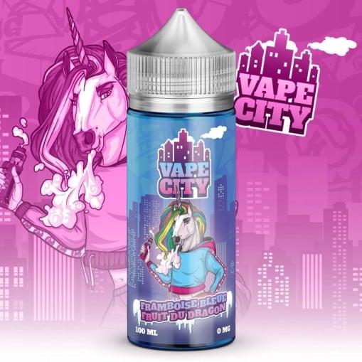 E liquide Framboise Bleue Fruit du Dragon Vape City 50ml