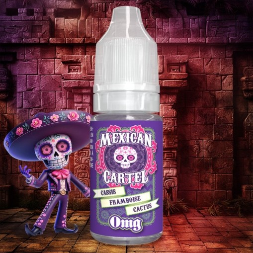 E-liquide Cassis Framboise Cactus Mexican Cartel 10ml
