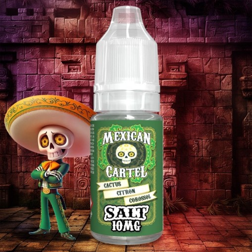 E-liquide Cactus Citron Corossol Salt Mexican Cartel 10ml