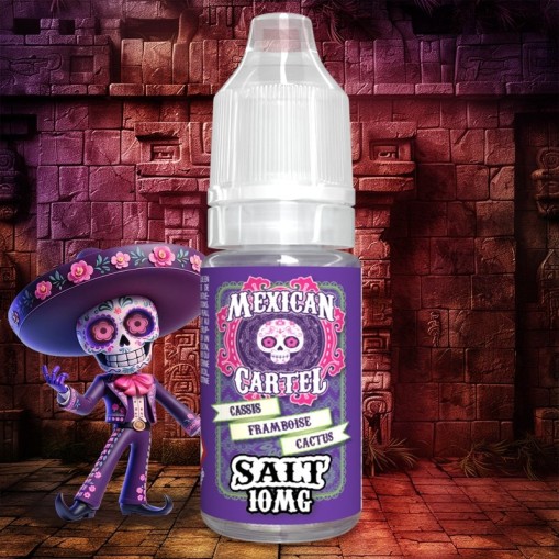E-liquide Cassis Framboise Cactus Salt Mexican Cartel 10ml