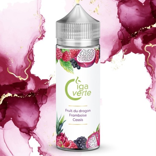 E-liquide Fruit du dragon Framboise Cassis Cigaverte 50ml ou 100ml