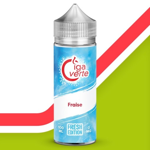 E-liquide Fraise Frais Cigaverte 50ml ou 100ml
