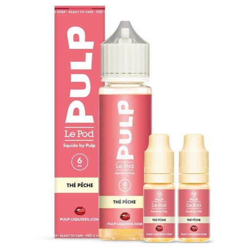 E-liquide Pack 60ml Thé Pêche Le Pod liquide by PULP 60ml