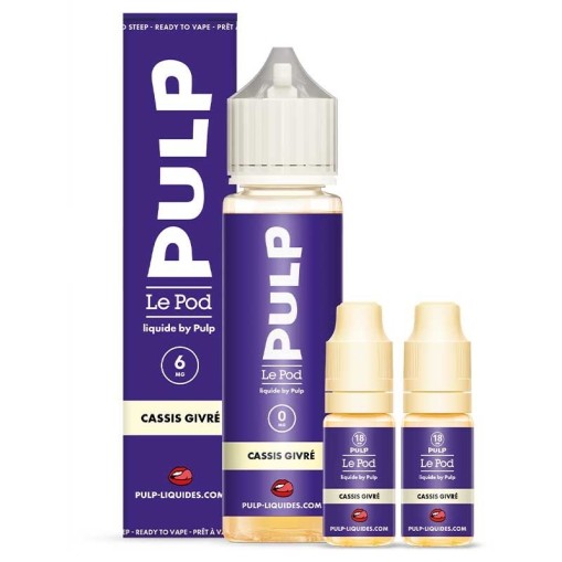 E-liquide Pack 60ml Cassis Givré Le Pod liquide by PULP 60ml