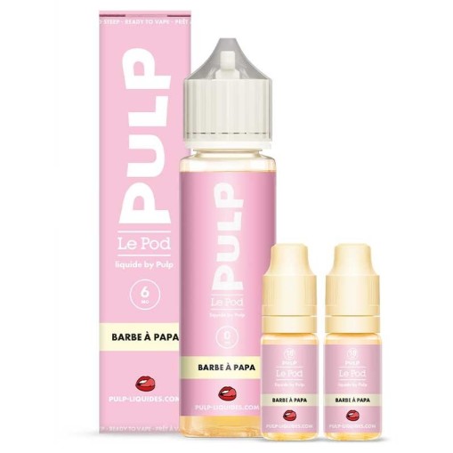 E-liquide Pack 60ml Barbe Papa Le Pod liquide by PULP 60ml