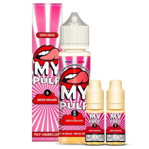 E-liquide Pack 60ml Green Dragon My PULP 60ml
