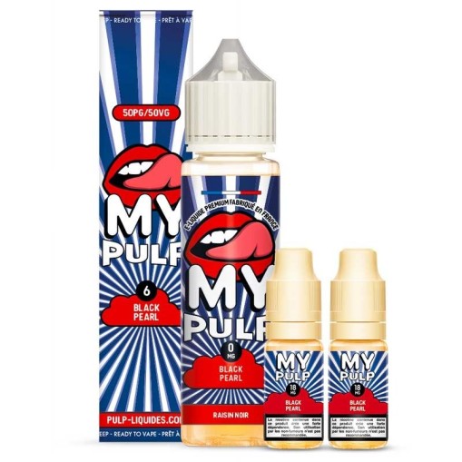 E-liquide Pack 60ml Black Pearl My PULP 60ml