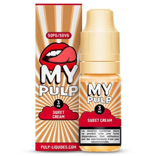 E-liquide Sweet Cream My PULP 10ml