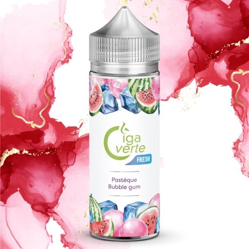 E-liquide Pastèque Bubble Gum Frais Cigaverte 50ml ou 100ml