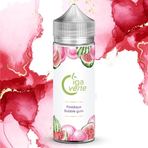 E-liquide Pastèque Bubble Gum Cigaverte 50ml ou 100ml