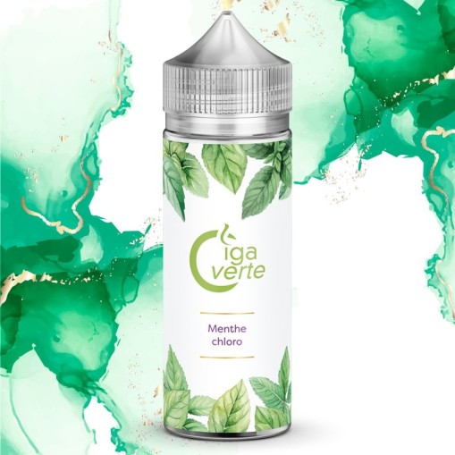 E-liquide Menthe Chloro Cigaverte 50ml ou 100ml