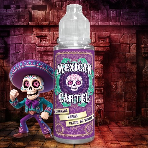 E-liquide Limonade Cassis Fleur de Sureau Mexican Cartel 50ml ou 100ml