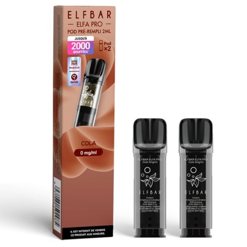 Cartouches Pré-remplies Elfa Pro Elfbar (X2)