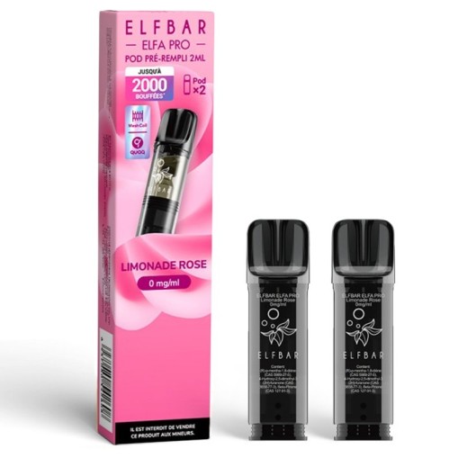 Cartouches Pré-remplies Elfa Pro Elfbar (X2)