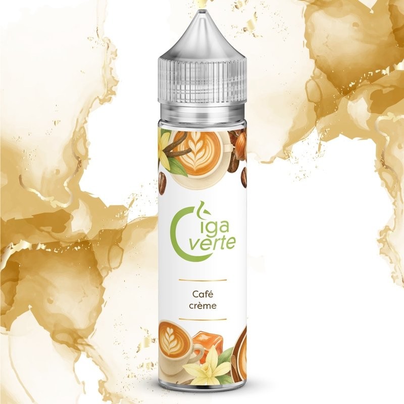 E-liquide Café Crème Cigaverte 50ml ou 100ml