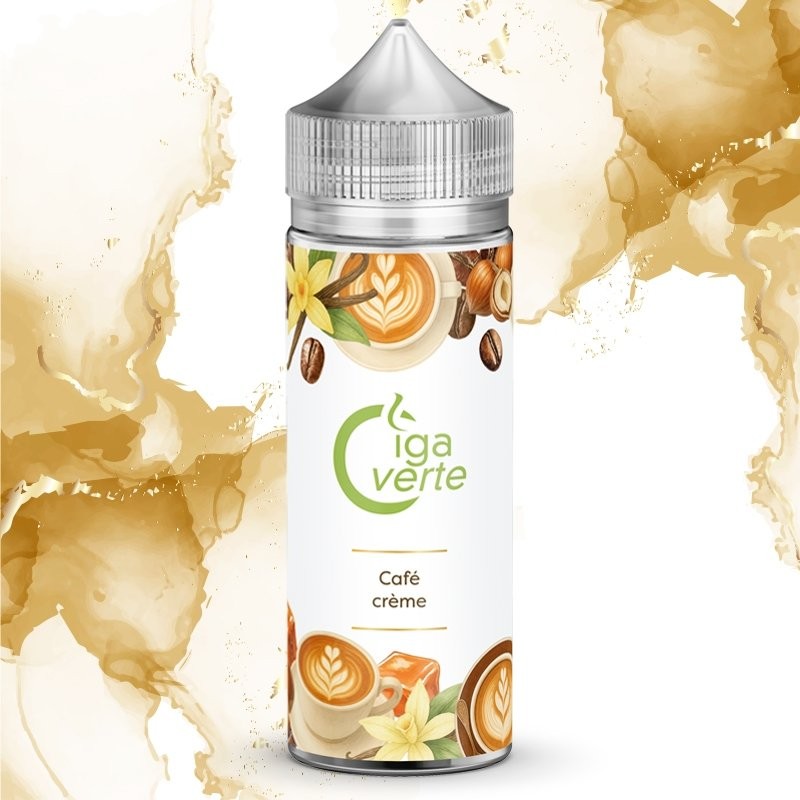 E-liquide Café Crème Cigaverte 50ml ou 100ml