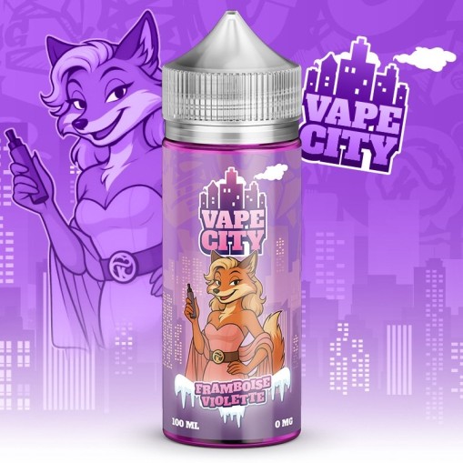 E-liquide Framboise Violette Vape City 50ml ou 100ml