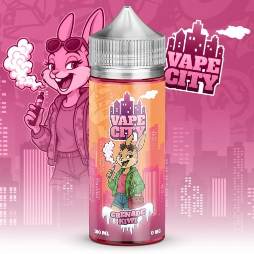 E-liquide Grenade Kiwi Vape City 50ml ou 100ml