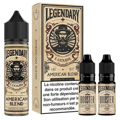 E-liquide Pack 60ml American Blend Legendary 60ml