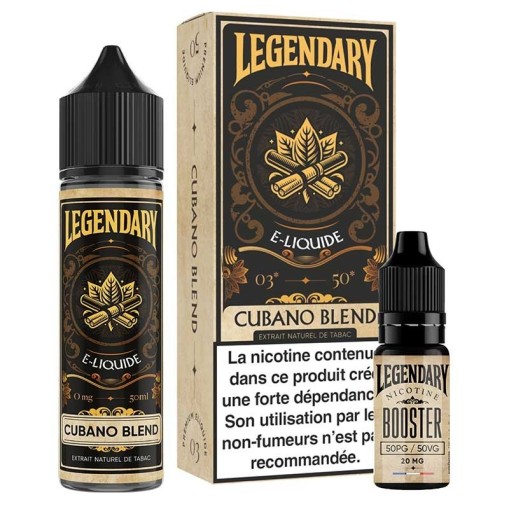 E-liquide Pack 60ml Cubano Blend Legendary 60ml