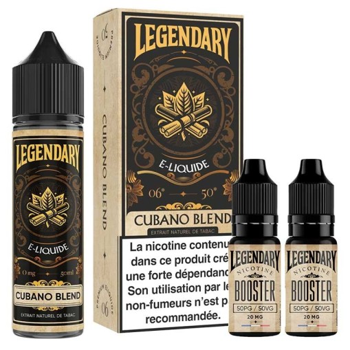 E-liquide Pack 60ml Cubano Blend Legendary 60ml