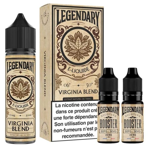 E-liquide Pack 60ml Virginia Blend Legendary 60ml