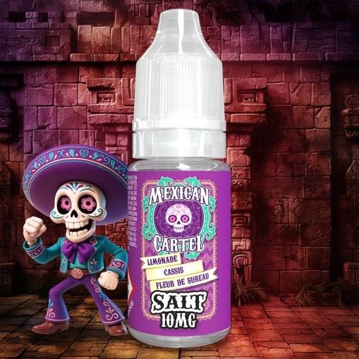 E-liquide Limonade Cassis Fleur de Sureau Salt Mexican Cartel 10ml