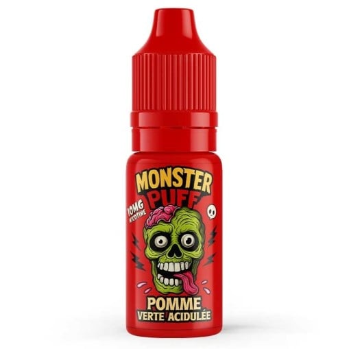 E-liquide Pomme Verte Acidulée Monster Puff 10ml