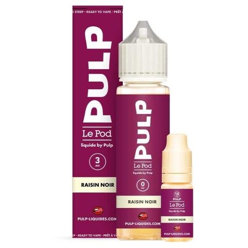 E-liquide Pack 60ml Raisin Noir Le Pod liquide by PULP 60ml