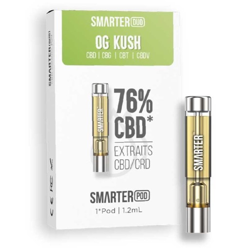 Cartouches Pré-remplies CBD Smarter (X2)