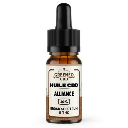 Huile Sublinguale Alliance CBD Greeneo