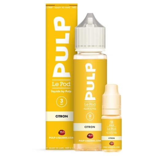 E-liquide Pack 60ml Citron Le Pod liquide by PULP 60ml