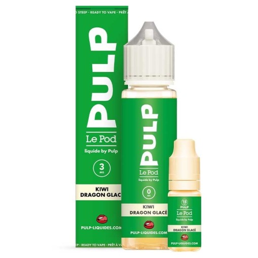 E-liquide Pack 60ml Kiwi Dragon Glacé Le Pod liquide by PULP 60ml