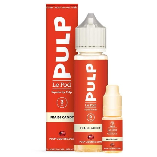 E-liquide Pack 60ml Fraise Candy Le Pod liquide by PULP 60ml