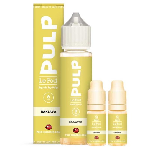 E-liquide Pack 60ml Baklava Le Pod liquide by PULP 60ml