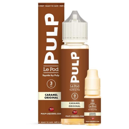 E-liquide Pack 60ml Caramel Original Le Pod liquide by PULP 60ml