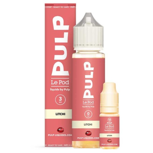 E-liquide Pack 60ml Litchi Le Pod liquide by PULP 60ml