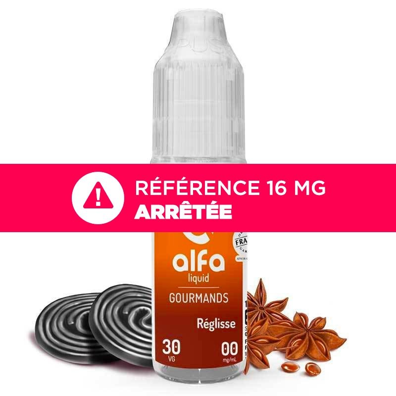 E liquide Réglisse Alfaliquid | Réglisse Anis
