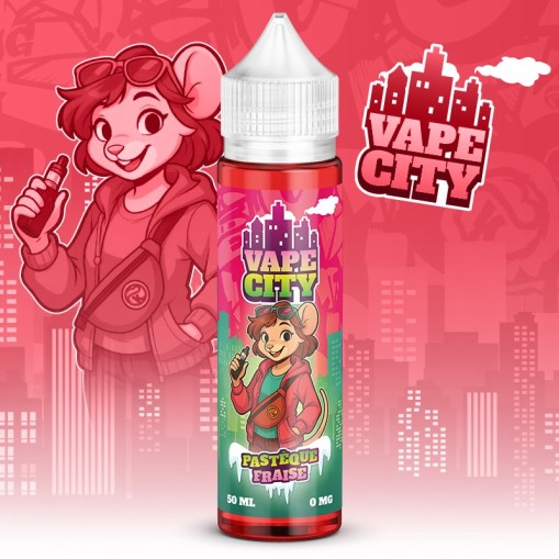 E-liquide Pastèque Fraise Vape City 50ml ou 100ml