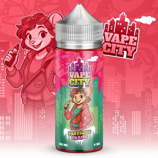 E-liquide Pastèque Fraise Vape City 50ml ou 100ml