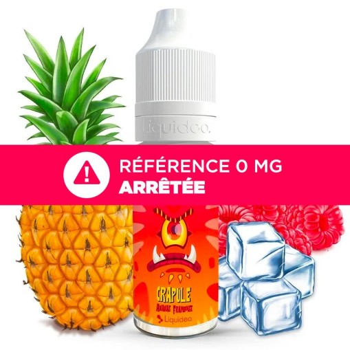 E liquide Crapule Liquideo | Ananas Framboise Frais