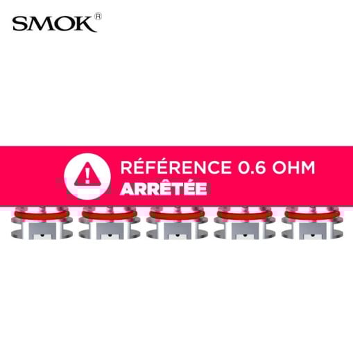 Résistance RPM SMOK Pod RPM40 Nord  Pod Nord 2  Pod Fetch Pro  Pod Alike  Pod Pozz X  Scar P3  Scar P5  Pod Mag Nord X