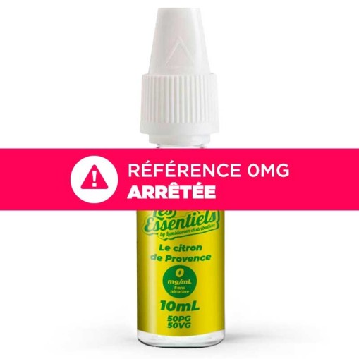 E liquide Le Citron de Provence Les Essentiels | Citron Jaune